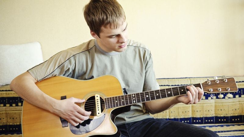 Area Man Having One Of His Little Bursts Of Energy Where He Tries To Write A Song