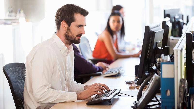 Coworker Loudly Typing Away Like 1930s Cub Reporter Chasing Hot Lead