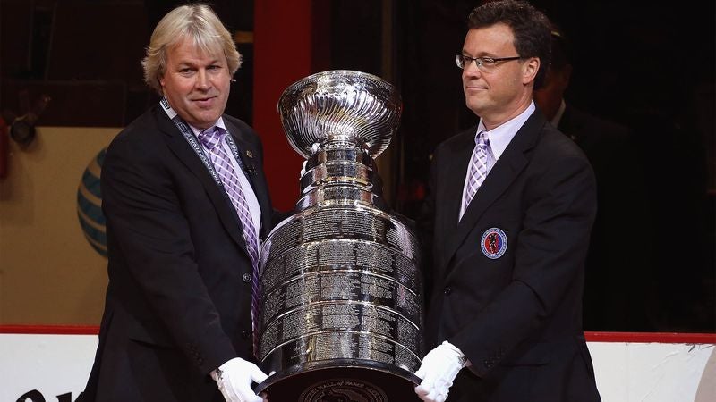 NHL Admits It Has No Idea Who Guys With White Gloves Transporting Stanley Cup Are