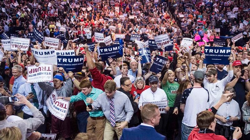 Financially Struggling Trump Campaign Holds Fundraising Riot