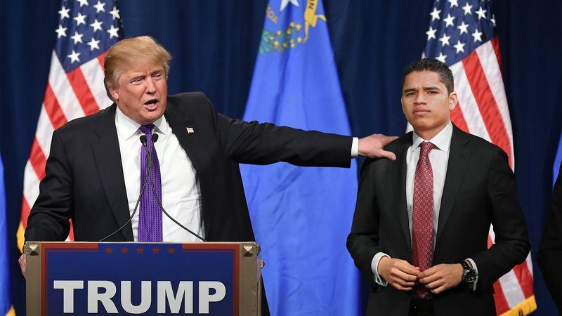 Cash-Strapped Trump Forced To Replace Eric Trump With Cheap Migrant Son