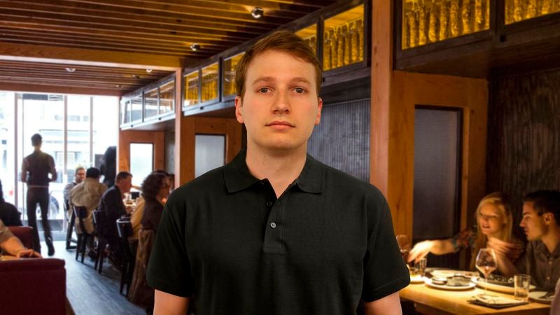 Man Just Waiting Tables Until Fundamental Structure Of U.S. Economy Changes