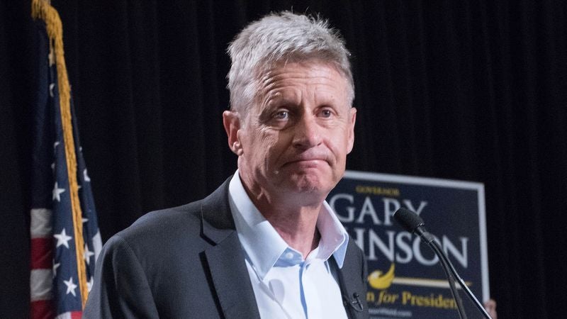 Gary Johnson Worried He Peaking Too Early After Hitting 9% In Polls