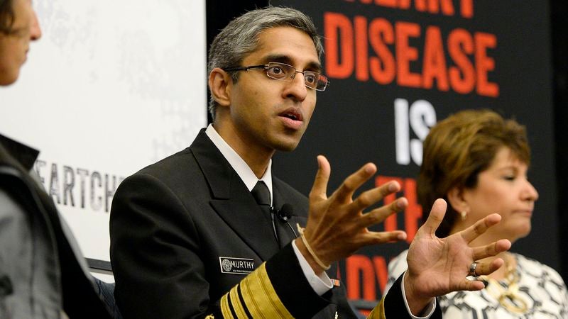 Surgeon General Recommends Exercising Once Every Several Months During Flash Of Panic About Health