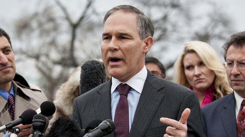 New EPA Chief Proposes 30% Cut In All Carbon-Based Organisms