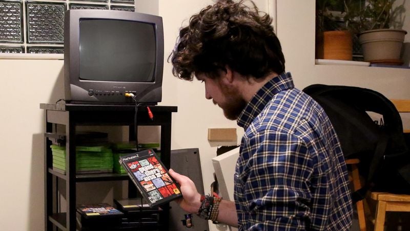 Man Excited To Spend Weekend Back Home Catching Up With Old Video Games From High School