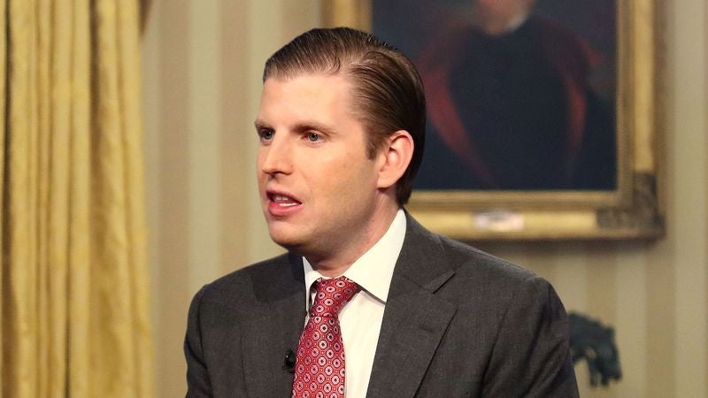 Eric Trump Scolds Father That He Mustn’t Inquire About The Businesses, For He’s Sworn Not To Tell