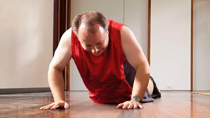 Man’s Genetic Predisposition For Heart Disease No Match For 10 Half-Assed Push-Ups He Does Couple Times A Week