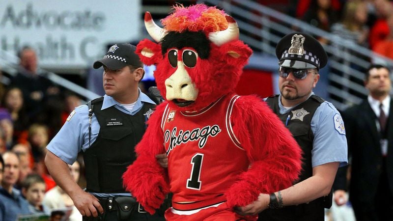 Benny The Bull Busted For Possession Of Unlicensed T-Shirt Gun