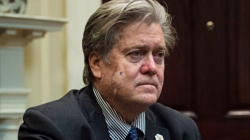 Rodent Clearly Making Its Way Through Steve Bannon’s Body Throughout National Security Meeting