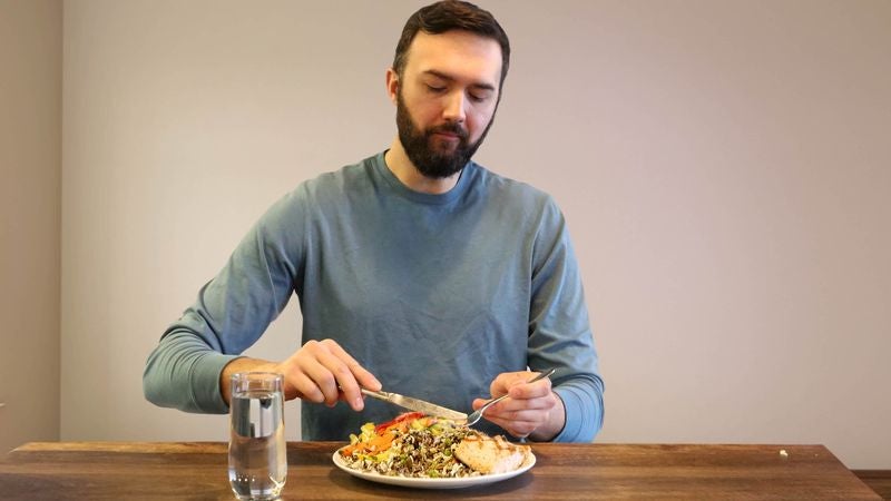 Health Scare Prompts Man To Start Overeating Healthier