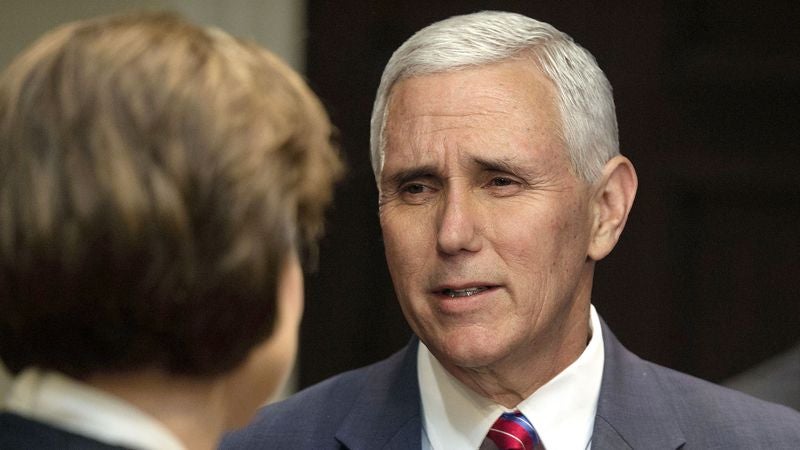 Mike Pence Has Long Heart-To-Heart With Staffer Who Came To Work With Coffee On Breath