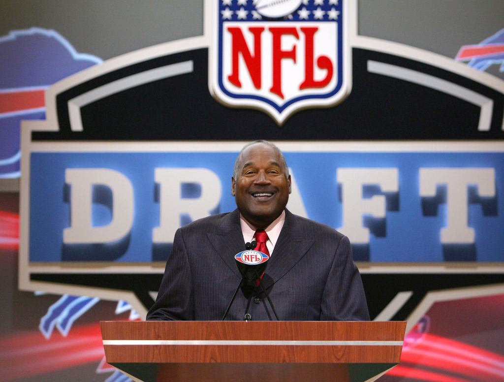 OJ Simpson Announces Bills Second Round Draft Pick