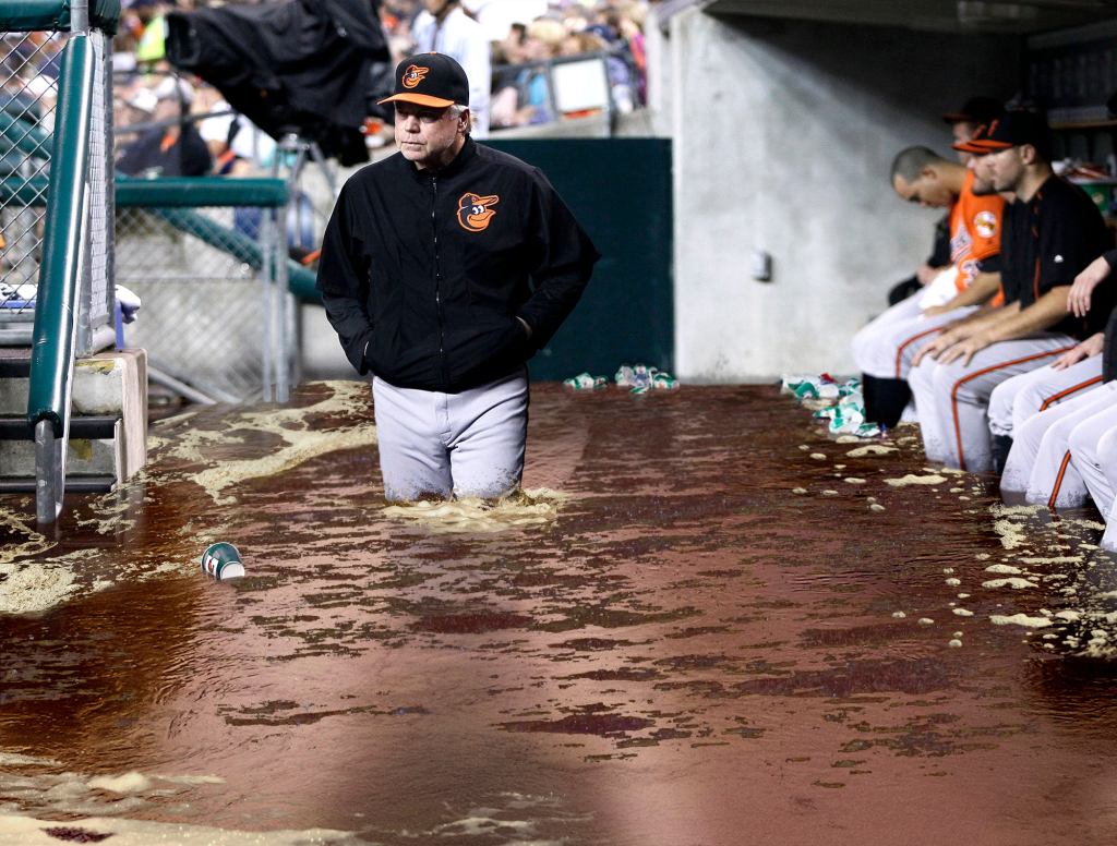 Clogged Drain Causes Orioles’ Dugout To Overflow With Chewing Tobacco Spit