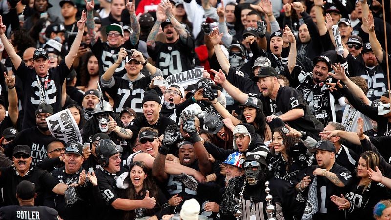 Raiders Agree To Pay Fan Base $16 Billion In Relocation Expenses