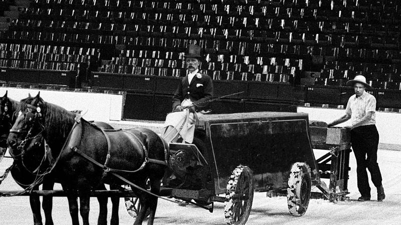 Retired Ice Rink Manager Recalls Days Of Horse-Led Zambonis