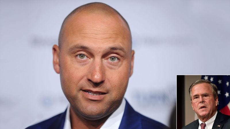 Derek Jeter Fulfills Lifelong Dream Of Starting Business Venture With Jeb Bush