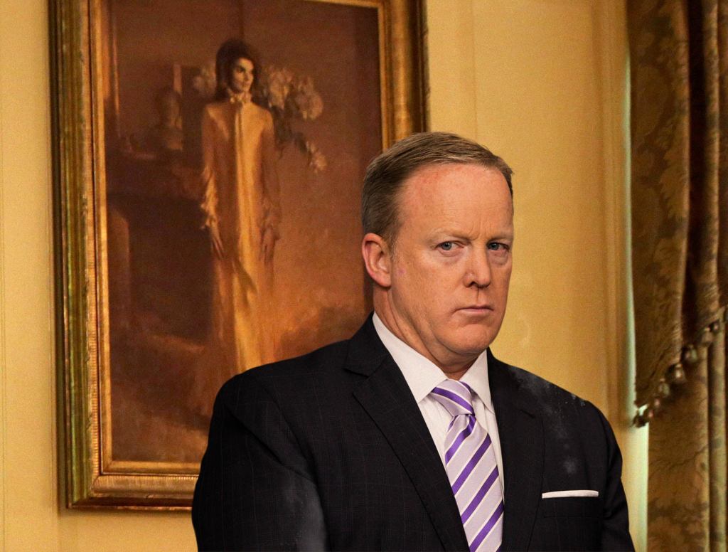 Sean Spicer Quietly Puts Painting Back Over Unfinished Escape Tunnel