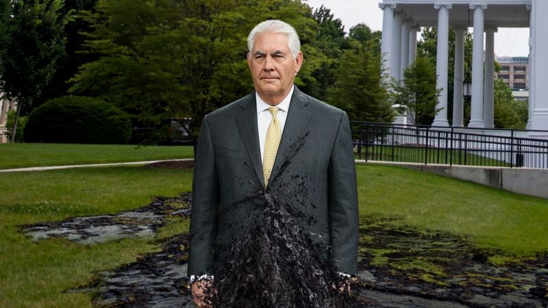 Millions Of Gallons Of Oil Spill Into Washington From Ruptured Rex Tillerson