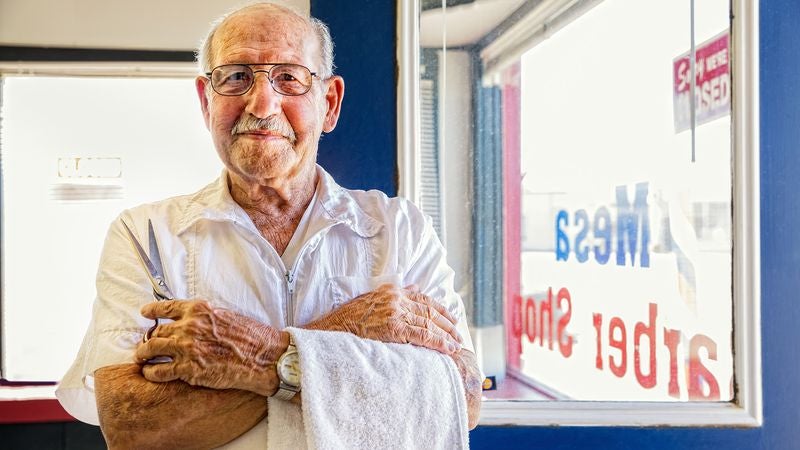 Barber Not Even Excited Anymore By Bringing Home Free Bags Of Hair At End Of Day