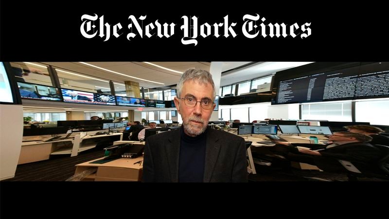 ‘New York Times’ VR Program Takes User Inside Immersive, 3D World Of Paul Krugman