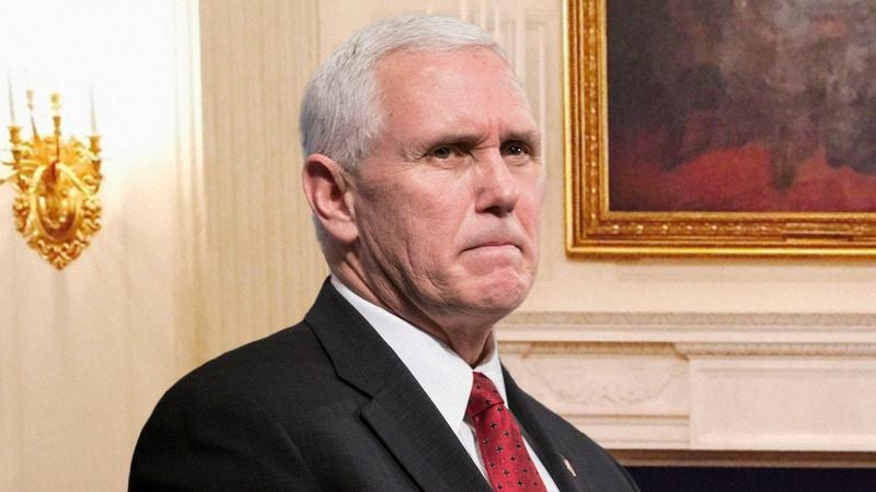 Panic Floods Mike Pence’s System Before Realizing Hand On Knee His Own