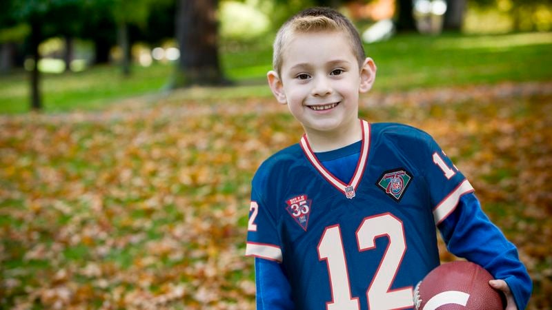 Diehard 8-Year-Old Buffalo Bills Fan Showing Early Signs Of Masochism