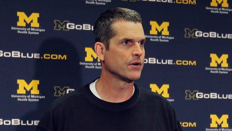 Jim Harbaugh Spends Post-Practice Interview Heaping Praise On Blade Of Grass That Really Impressed Him