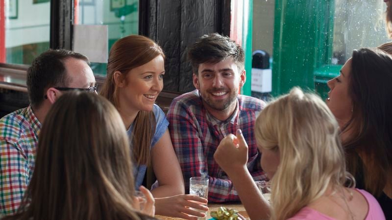 Old Friends From High School Meet Up Every Year To Say Names Of Former Classmates