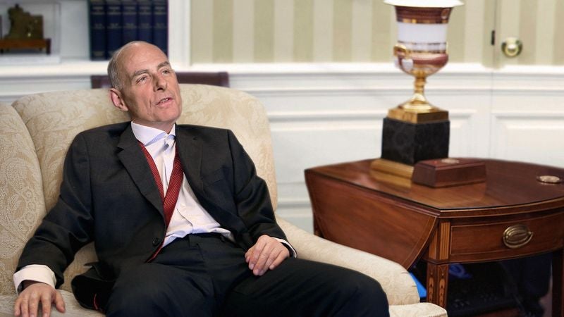 Exhausted John Kelly Parks President In Front Of Episode Of ‘Tucker Carlson’ To Get Quick Hour To Himself