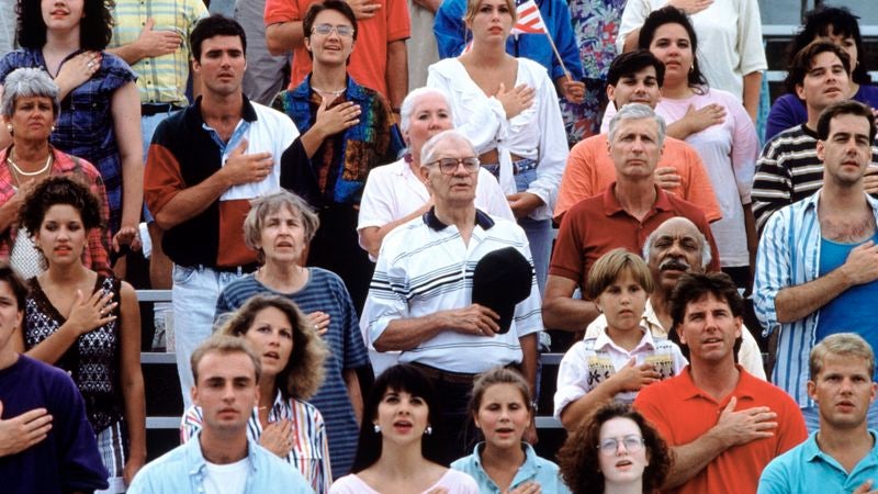 Study: Majority Of Americans Fantasize About Other Countries During National Anthem