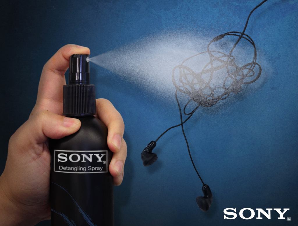 Sony Releases New Earbud Detangling Spray