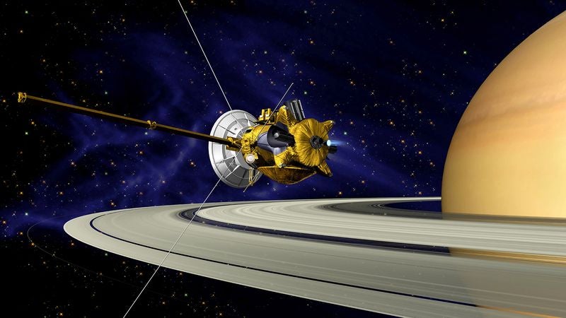 Cassini Probe Realizes Too Late This Was A Setup All Along