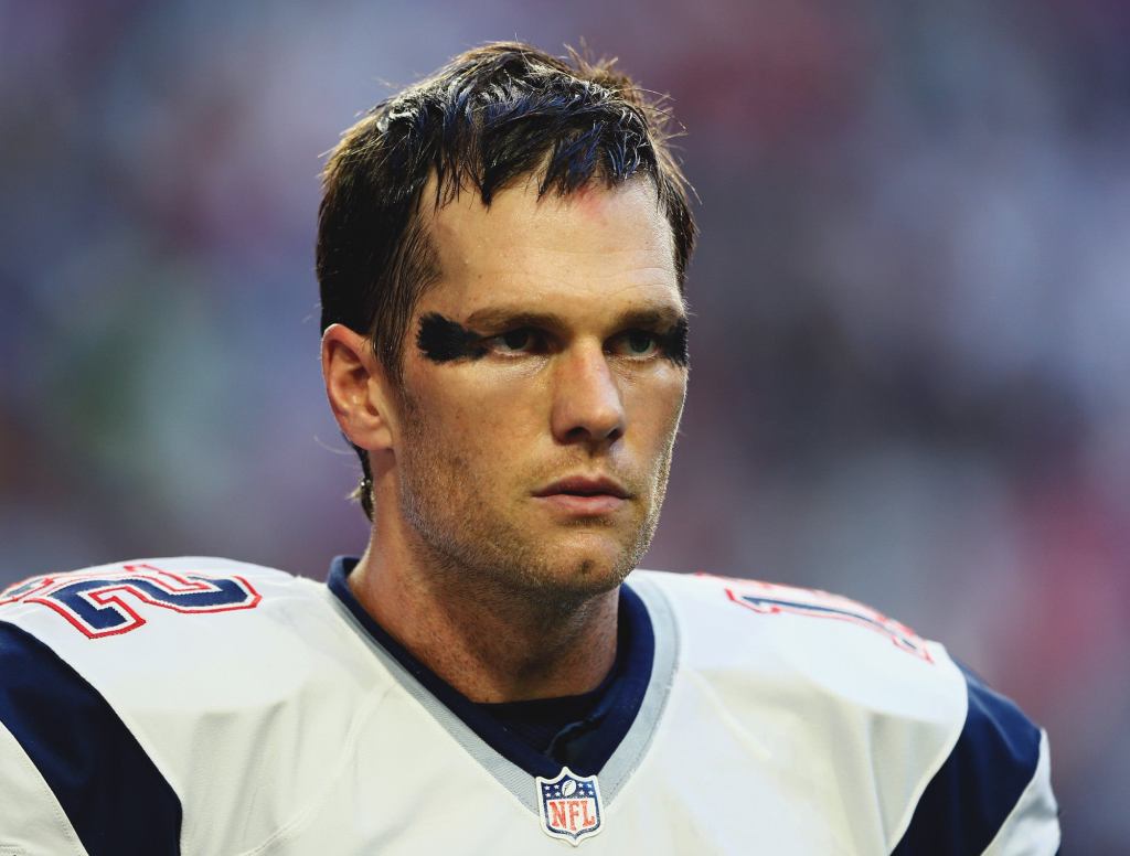 Tom Brady Applies Eye Black To Crow’s Feet