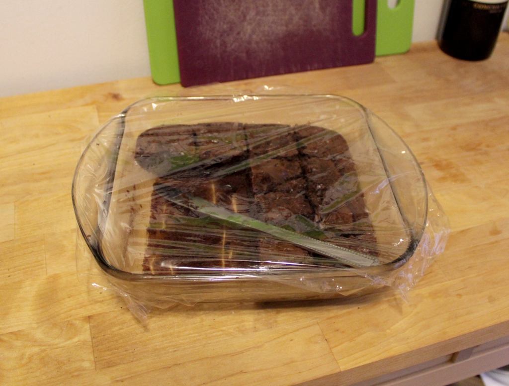 Knife Condemned To Week Inside Saran-Wrapped Brownie Pan