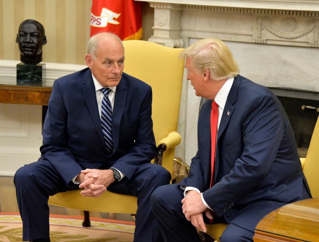 John Kelly Explains To Furious Trump That Gold Star Widow Cannot Be Demoted To Silver Star Widow