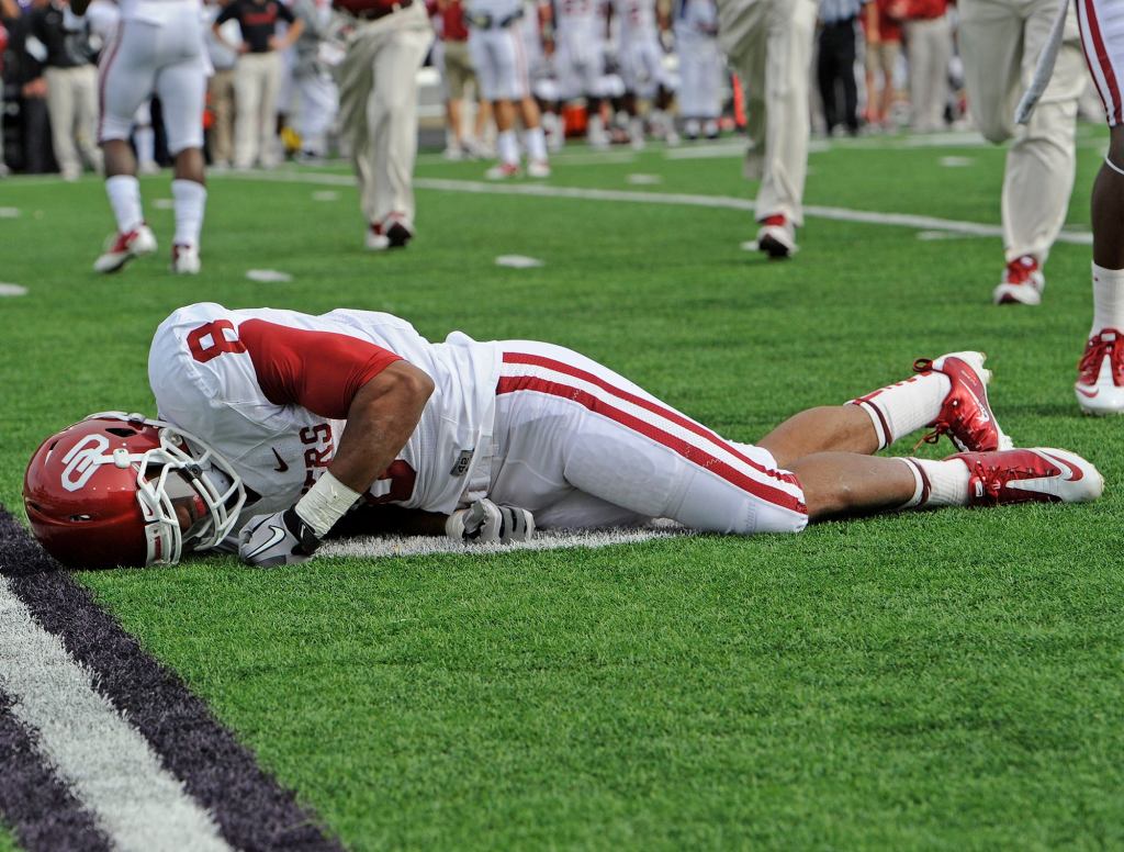 College Student Blacks Out At Football Game