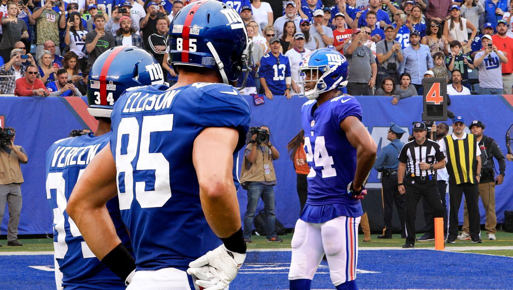 Giants Excited About Seeing Real NFL End Zone Up Close