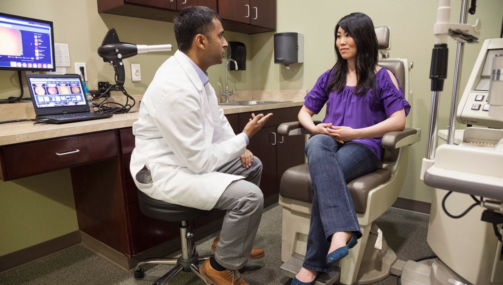 Ophthalmologist Instructs Patient Not To Look At Anything 24 Hours Before Eye Surgery