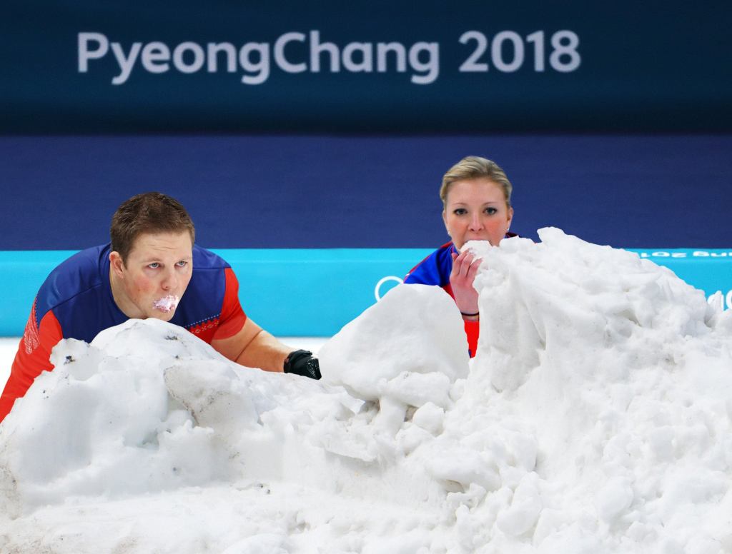 U.S. Wins Gold In Couples Snow Eating