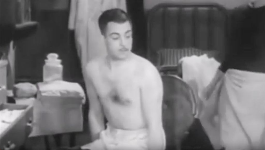 Unclear If Shirtless Man In Black-And-White Film Once Considered Attractive