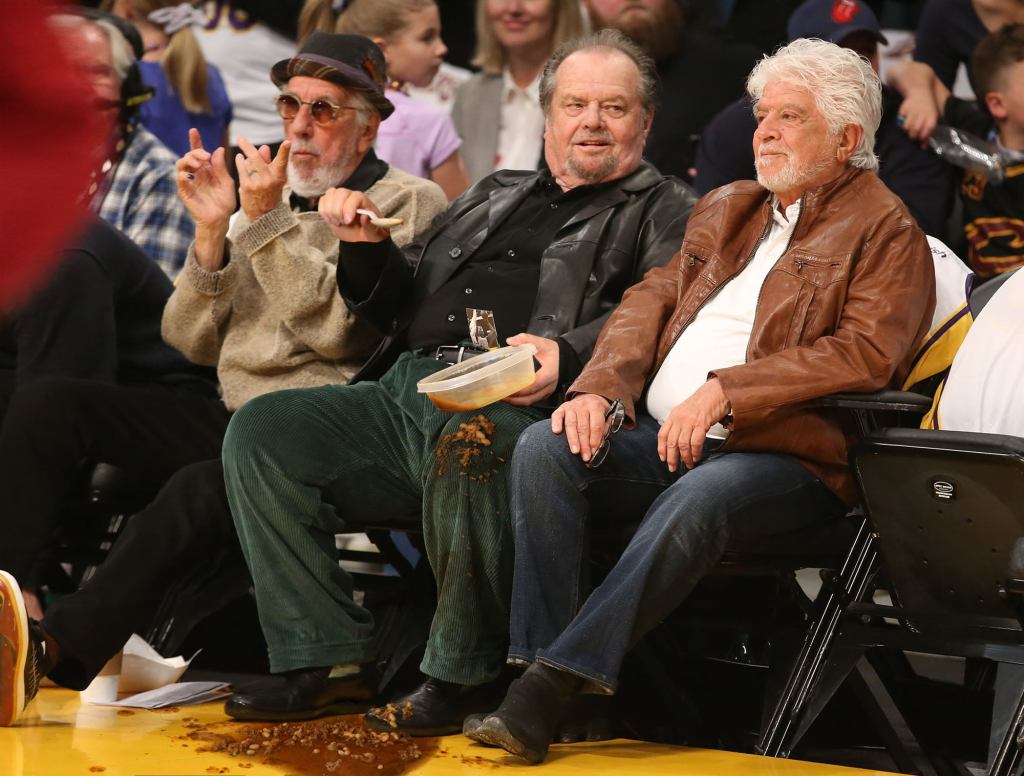 Jack Nicholson Banned From Sitting Courtside After Spilling Tupperware Full Of Homemade Chili