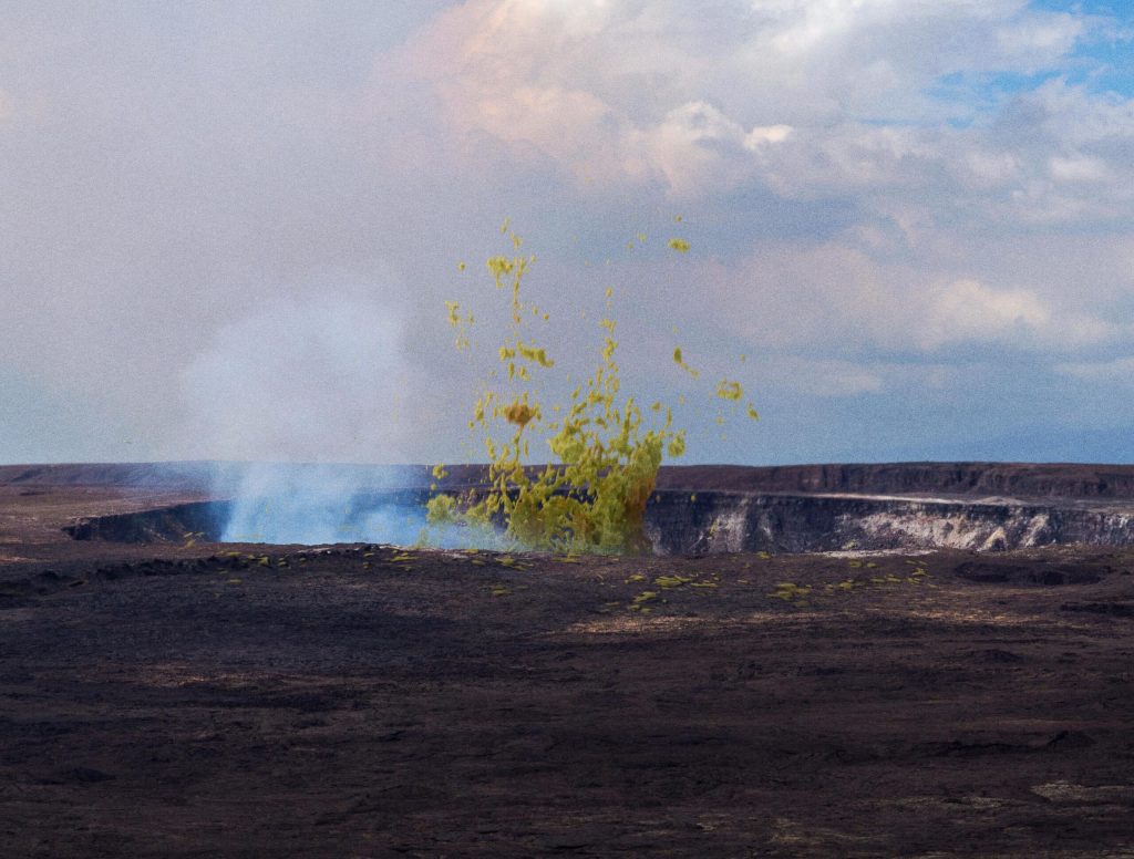 Depleted Hawaiian Volcano Now Just Coughing Up Bile