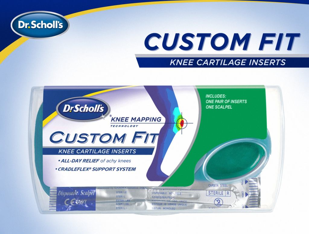 Dr. Scholl’s Introduces New Cartilage Inserts For All-Day Knee Pain Relief