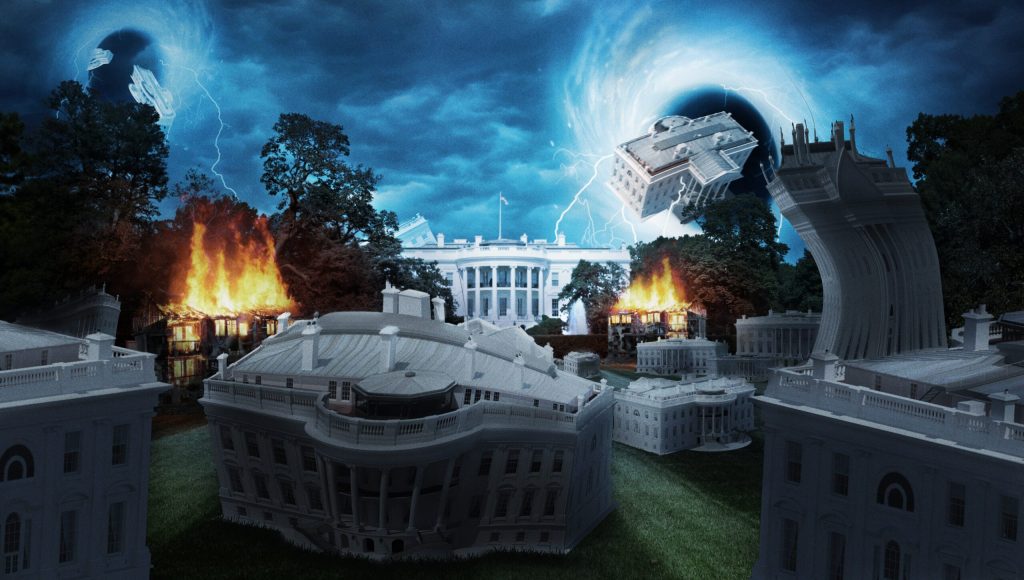 Dozens Of White Houses Materialize From Temporal Vortex As Trump’s Changing Account Of Putin Meeting Tears Apart Space-Time