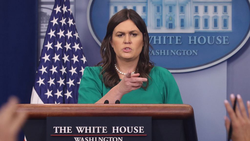 White House Reporters Warn Huckabee Sanders She Harming America And It’s Selling Like Fucking Hotcakes