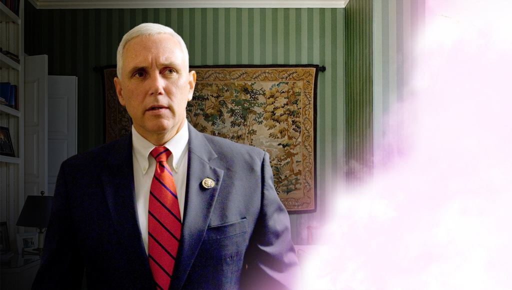 Mike Pence Struggling To Reckon With Vision Of Prophet Muhammad Revealing That VP Destined To Become Next President