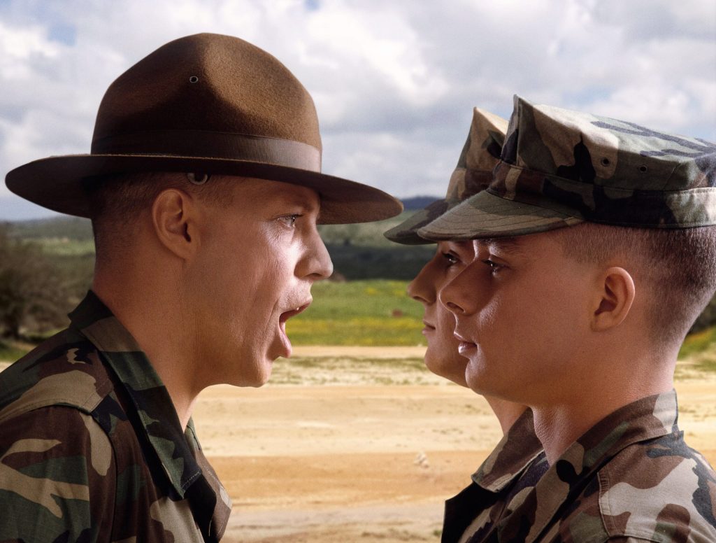 Checked-Out Drill Sergeant Just Calling Every Cadet A Chowderhead