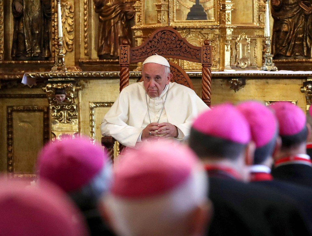 Pope Starting To Suspect Bishops Getting Huge Erections During Meeting On Child Sexual Abuse Might Be Pedophiles