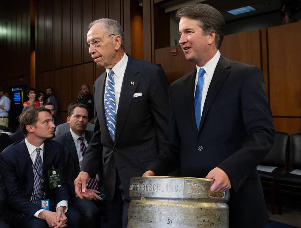 Kavanaugh Scores Keg For Christine Blasey Ford Testimony